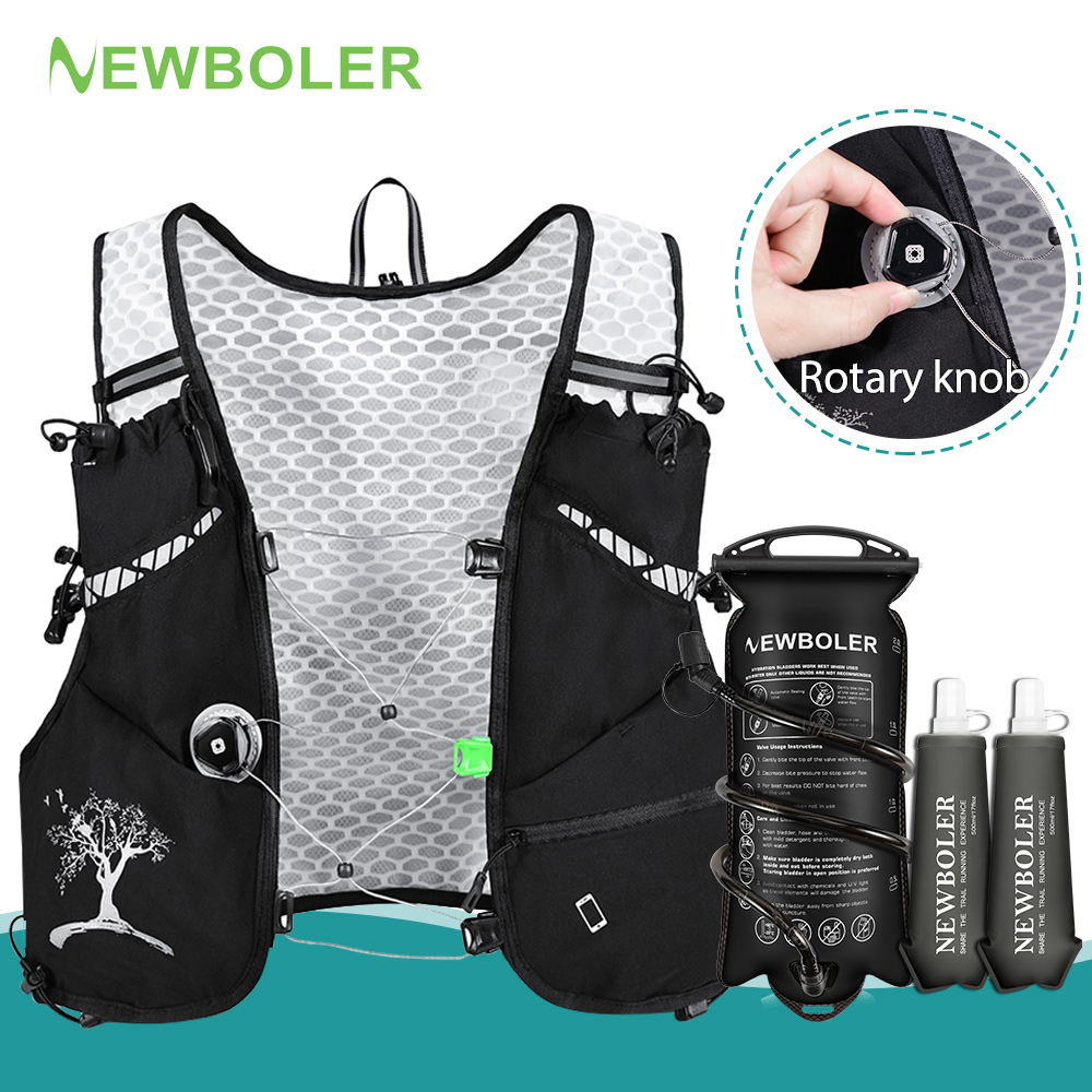 Cycling Commute Backpack - NEWBOLER 8L 야외 트레일 러닝 백팩