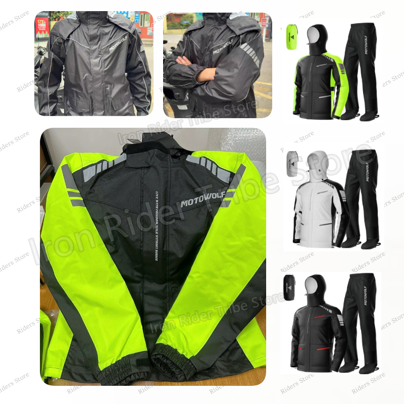 모토울프 방수 반사 오토바이 레인 재킷 남성용 경량 바 - Cycling Commuter Rain Jacket 리뷰 및 가격