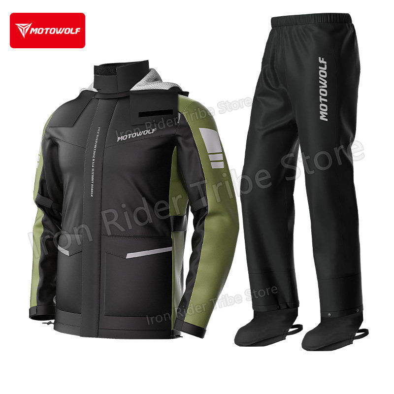 모토울프 방수 반사 오토바이 레인 재킷 남성용 경량 바 - Cycling Commuter Rain Jacket 리뷰 및 가격
