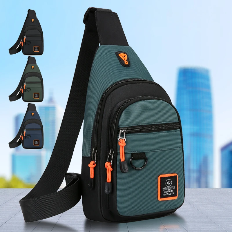 새로운 남성용 가슴 가방 남성용 레저 야외 하이킹 자전 - Cycling Commute Backpack 리뷰 및 가격