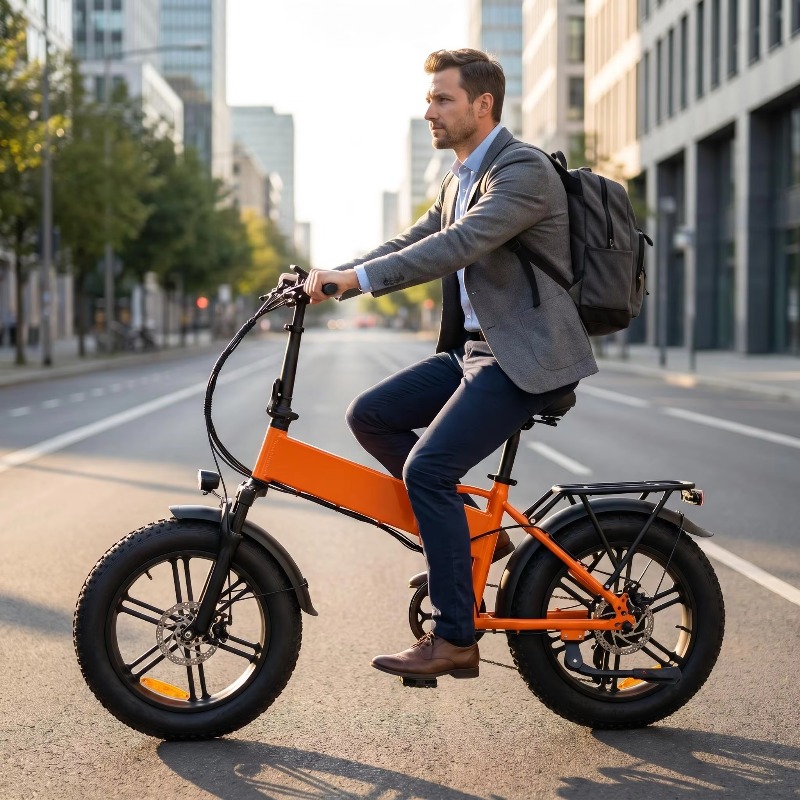 휴대용 접이식 20인치 전기 산악자전거 500W 48V - Cycling For Commute 리뷰 및 가격