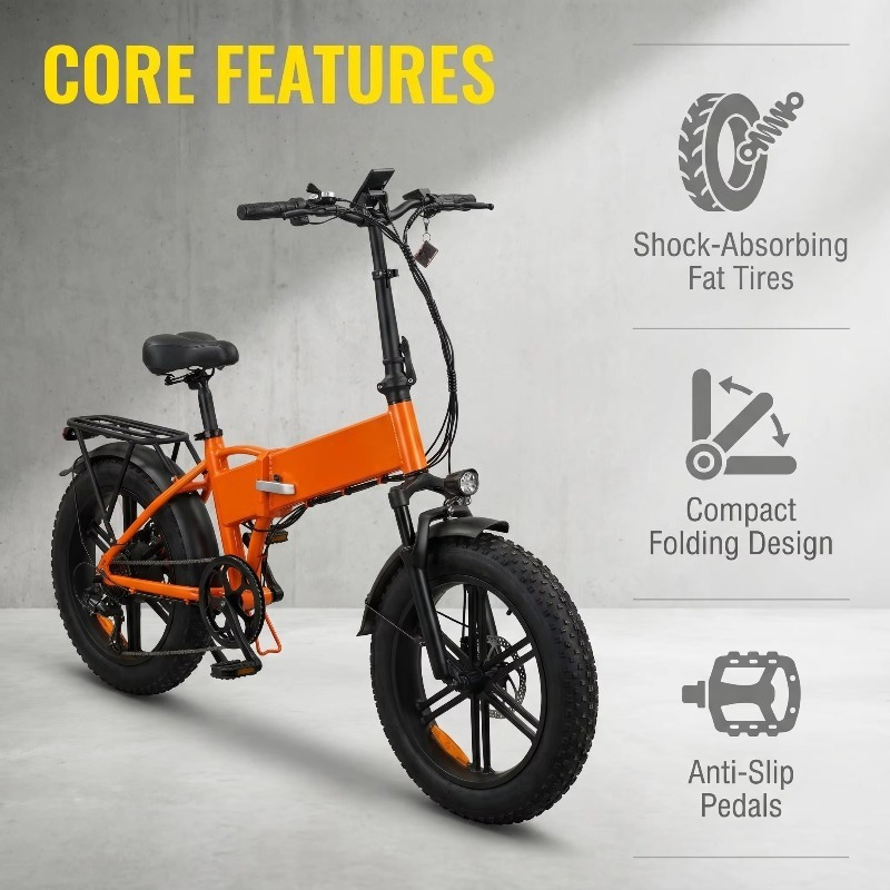 휴대용 접이식 20인치 전기 산악자전거 500W 48V - Cycling For Commute 리뷰 및 가격