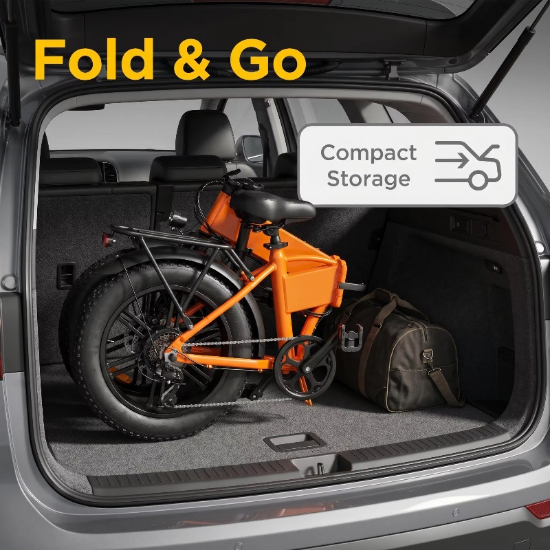 휴대용 접이식 20인치 전기 산악자전거 500W 48V - Cycling For Commute 리뷰 및 가격