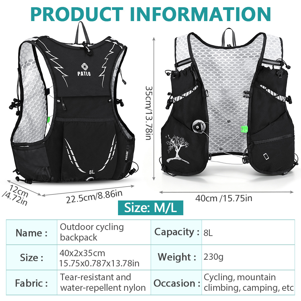 2026 신형 8L 아웃도어 트레일 러닝 백팩 초경량  - Cycling Commute Backpack 리뷰 및 가격