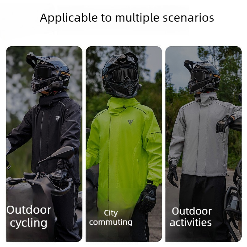 오토바이 방수복 세트 (재킷과 바지) - 출퇴근, 여행 - Cycling Commuter Rain Jacket 리뷰 및 가격