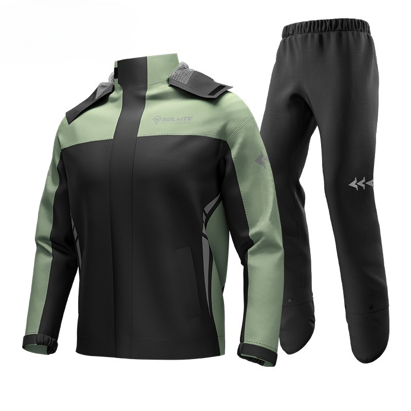옥스포드 오토바이 방수복 세트 (재킷과 바지) - 고강 - Cycling Commuter Rain Gear 리뷰 및 가격