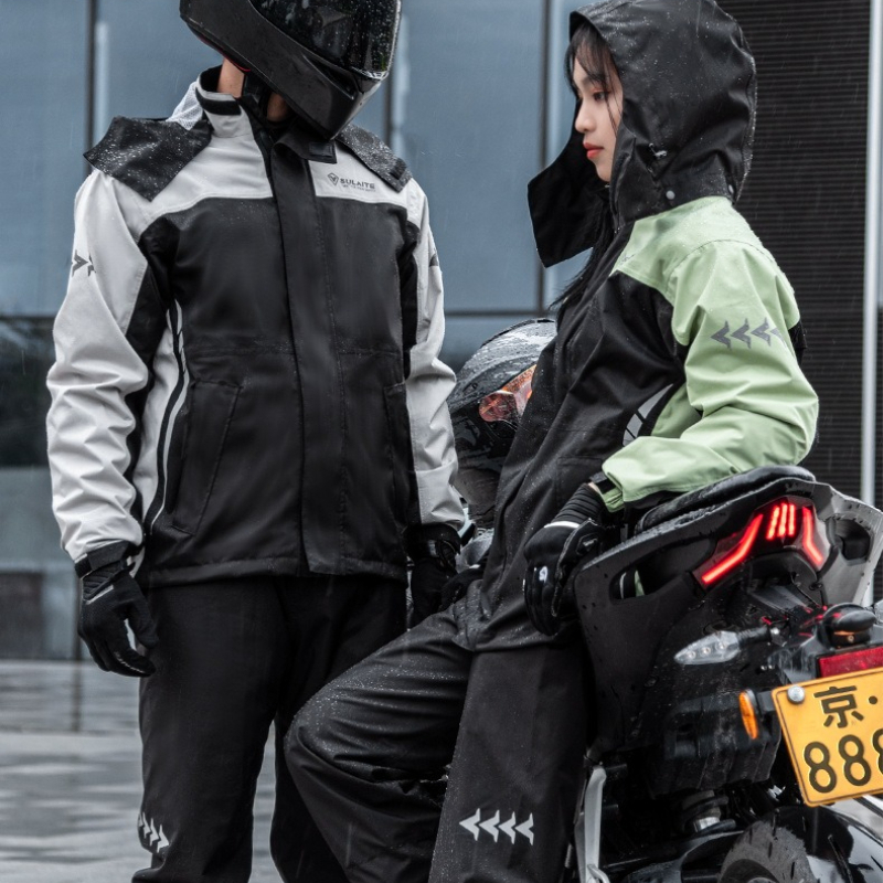 옥스포드 오토바이 방수복 세트 (재킷과 바지) - 고강 - Cycling Commuter Rain Gear 리뷰 및 가격