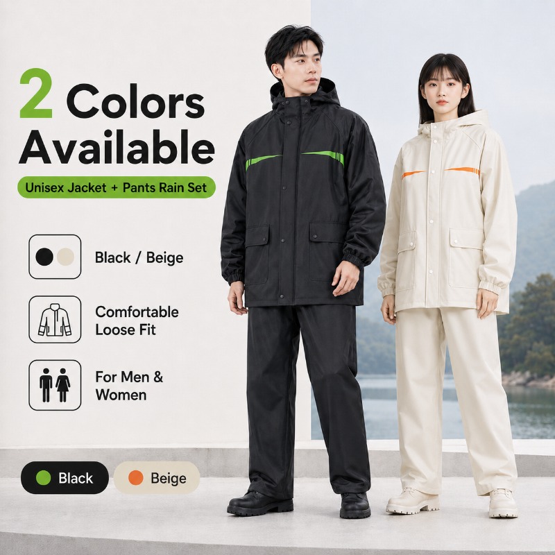 유니섹스 2피스 방수 사이클링 레인슈트 – 라이딩, 출 - Cycling Commuter Rain Jacket 리뷰 및 가격